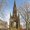 Scott Monument In Edinburgh Paint By Numbers