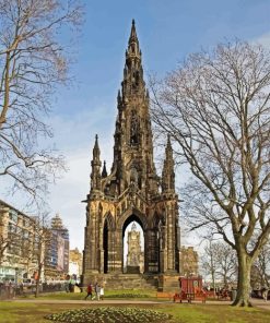 Scott Monument In Edinburgh Paint By Numbers