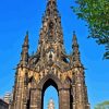 Scott Monument Scotland Paint By Number