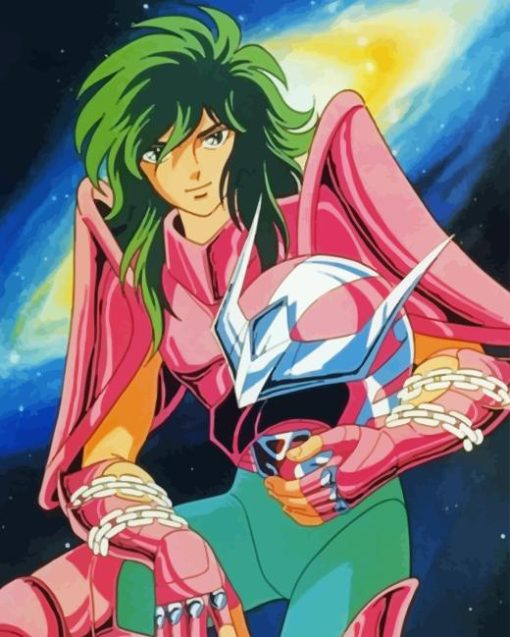 Andromeda Shun Saint Seiya Paint By Number