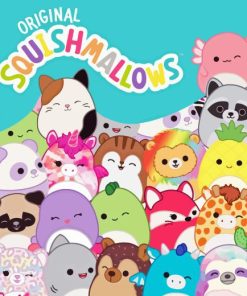 Squishmallows Cartoon Poster Paint By Numbers