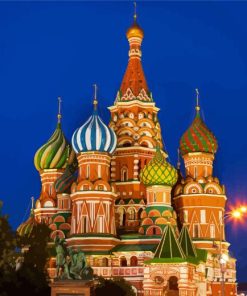 St Basils Cathedral Russia Paint By Number