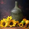 Autumn Sunflowers And Lemons Paint By Number