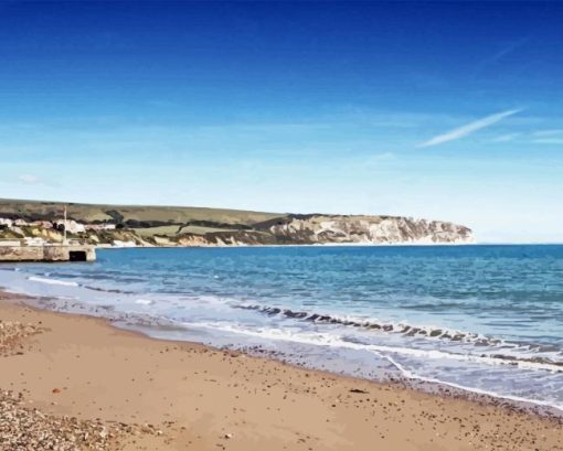 Swanage Bay In England Paint By Numbers