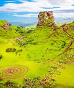 The Fairy Glen Landscape Paint By Number