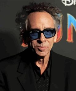 Tim Burton American Director Paint By Numbers