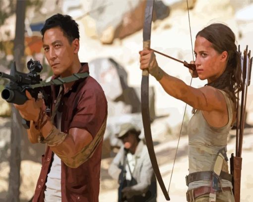 Tomb Raider Characters Paint By Numbers