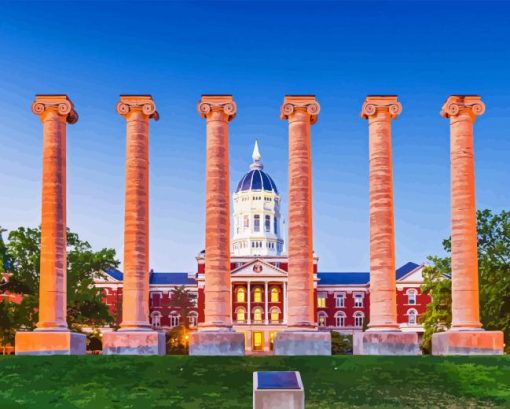 University Of Missouri Paint By Numbers