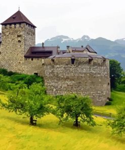 Vaduz Castle Paint By Number