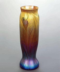 Vase By Louis Comfort Tiffany Paint By Number