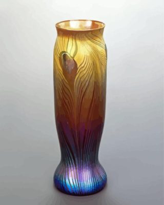 Vase By Louis Comfort Tiffany Paint By Number