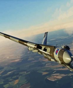 Avro Vulcan Plane Painting By Numbers