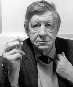 Black And White W H Auden Paint By Number