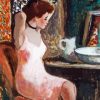 Woman At Dressing Table Paint By Numbers