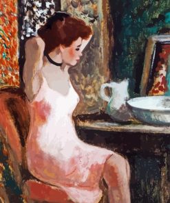 Woman At Dressing Table Paint By Numbers