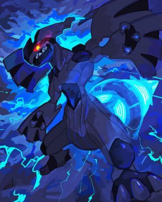 Zekrom Pokemon Paint By Number