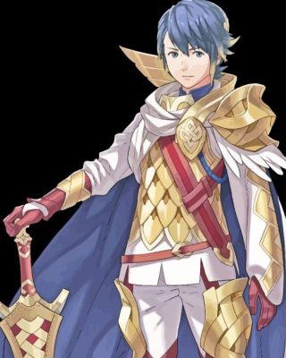 Alfonse Fire Emblem Paint By Number
