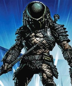 Alien Predator Character Paint By Number