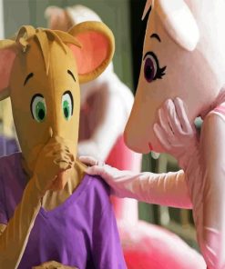 Angelina Ballerina Characters Paint By Numbers