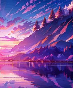 Anime Landscape Paint By Number