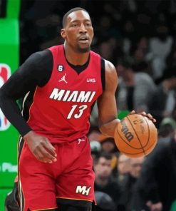 Bam Adebayo Basketball Player Paint By Numbers