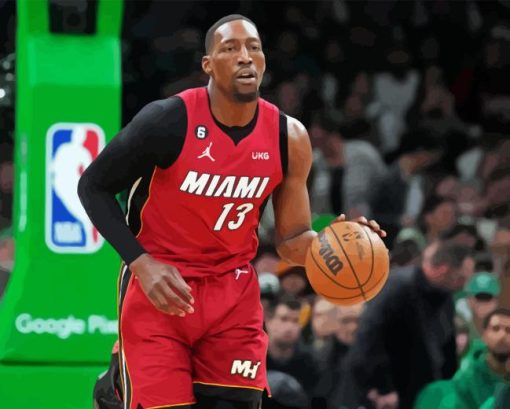 Bam Adebayo Basketball Player Paint By Numbers