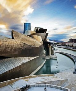 Bilbao City In Spain Paint By Numbers