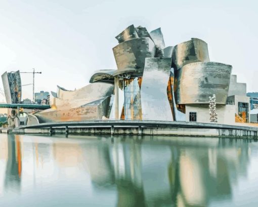 Guggenheim Bilbao Museum Paint By Numbers