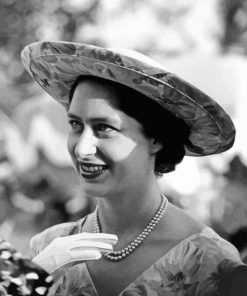 Black And White Princess Margaret Paint By Number