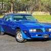 Blue 1978 Trans Am Paint By Number