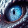 Blue Dragon Eye Paint By Number