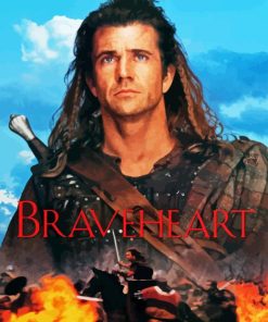 Braveheart Movie Poster Paint By Number