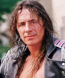 Bret Hart Wrestler Paint By Numbers