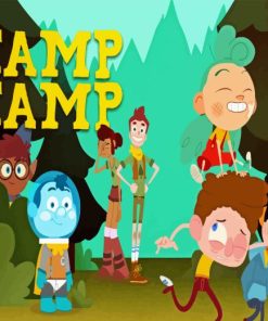 Camp Camp Animation Poster Paint By Number