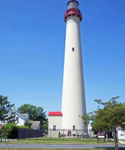 Cape May Lighthouse Paint By Number