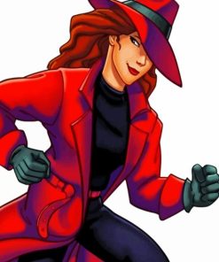 Carmen Sandiego Paint By Numbers