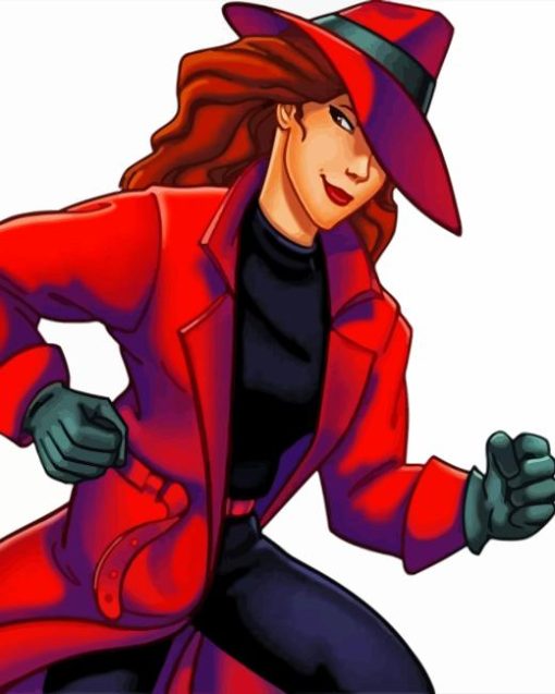 Carmen Sandiego Paint By Numbers