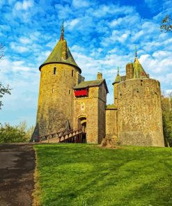 Castell Coch In Cardiff Paint By Numbers