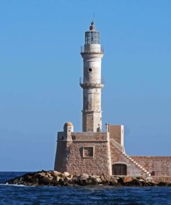 Chania Lighthouse Paint By Number