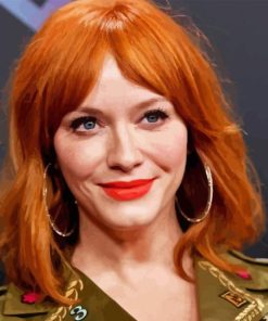 Christina Hendricks Actress Paint By Number