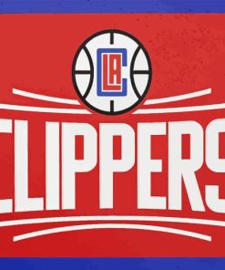 Clippers Basketball Logo Paint By Number