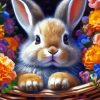 Cute Bunny Donald Zolan Paint By Number