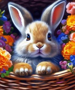 Cute Bunny Donald Zolan Paint By Number