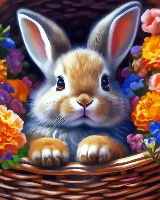 Cute Bunny Donald Zolan Paint By Number