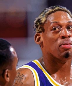 Dennis Rodman Basketball Player Paint By Numbers