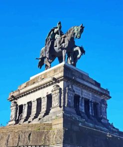 Deutsches Eck Monument Paint By Number