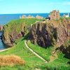 Dunnottar Castle In Scotland Paint By Number