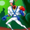 Earthworm Jim Character Paint By Numbers