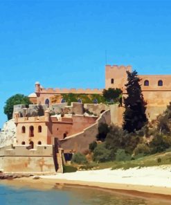 Ferragudo Castle Paint By Numbers