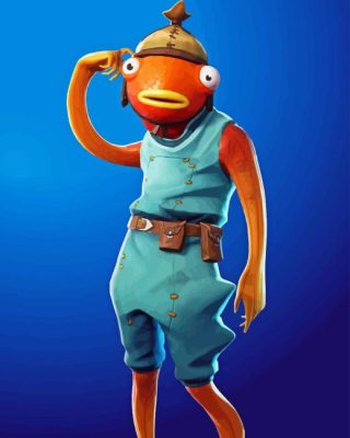 Fortnite Fishy Paint By Numbers